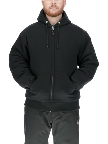 Men’s Insulated Quilted Zip-Up Hoodie