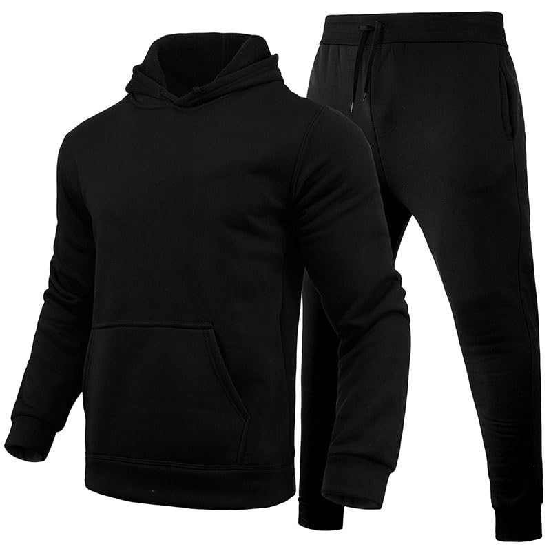 Casual Fleece Long-Sleeve Sports Hoodie