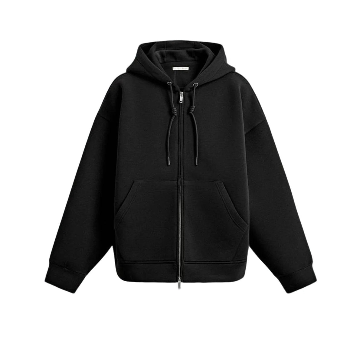 Men’s Loose-Fit Thermal Zip-Up Hoodie