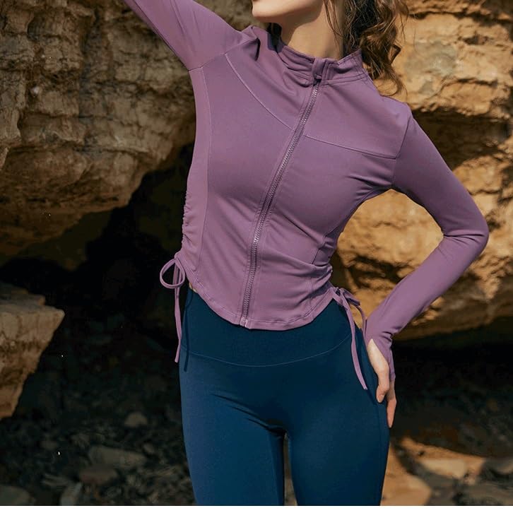 Women’s Full-Zip Long Sleeve Yoga Top