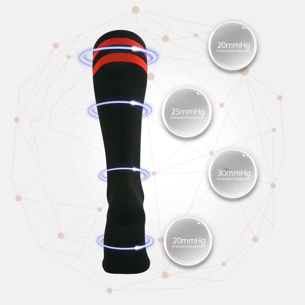 Unisex Over-the-Knee Compression Running Socks