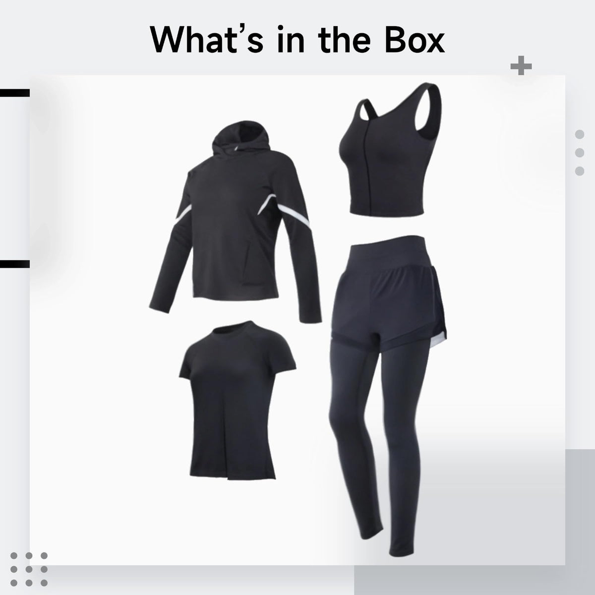Women’s 4-Piece Pilates & Yoga Set