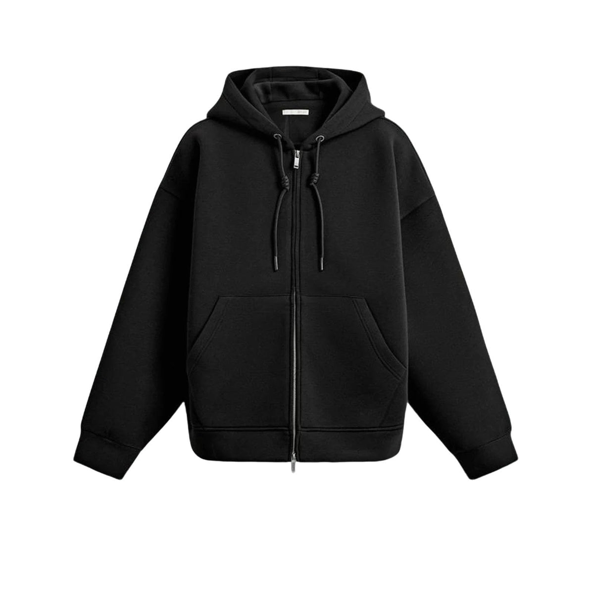 Men’s Loose-Fit Thermal Zip-Up Hoodie
