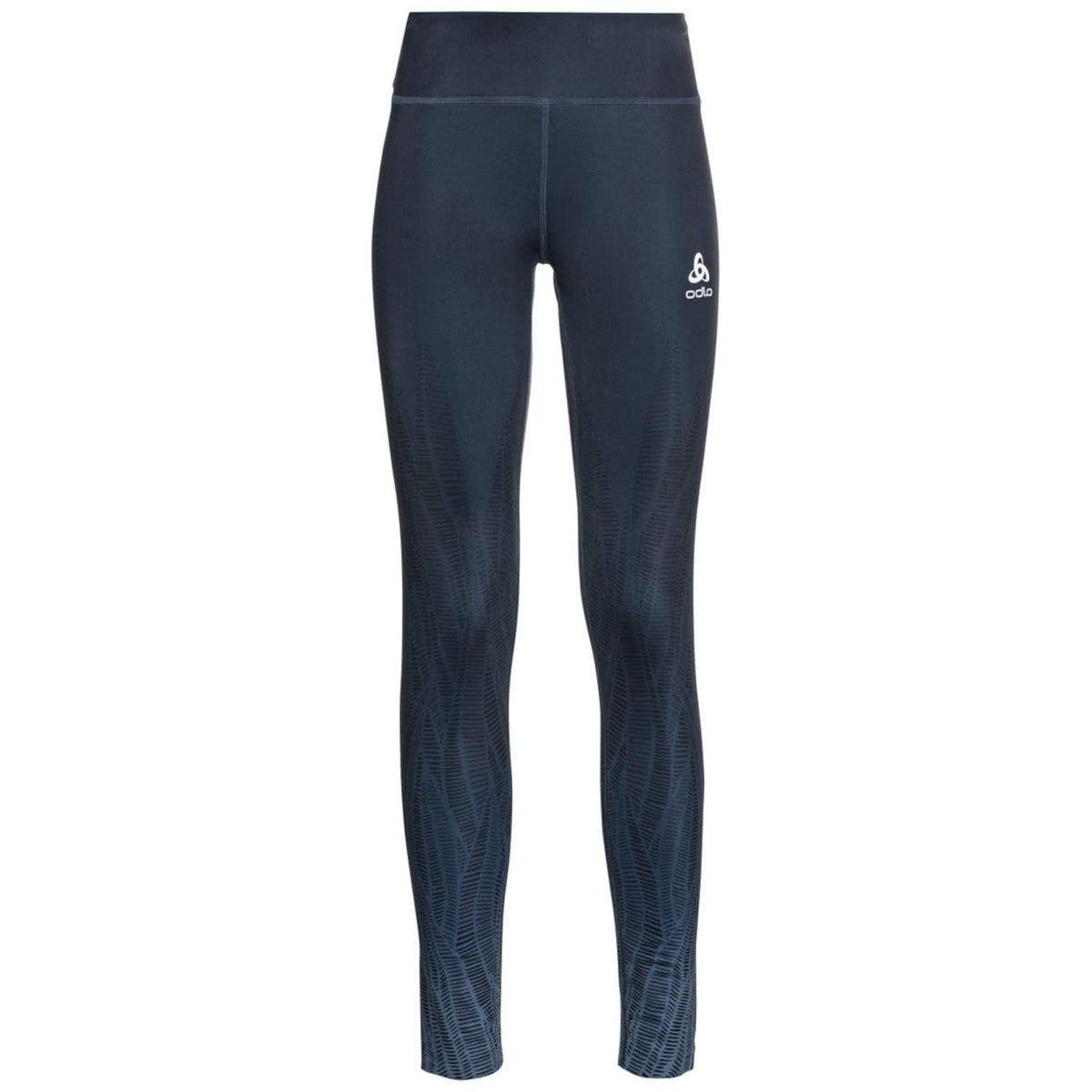 Odlo Womens Zeroweight Print Run Tights