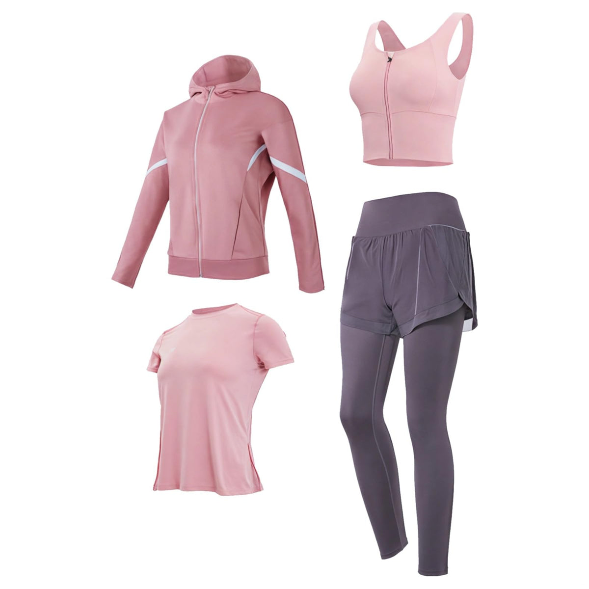 Women’s 4-Piece Yoga & Pilates Workout Set