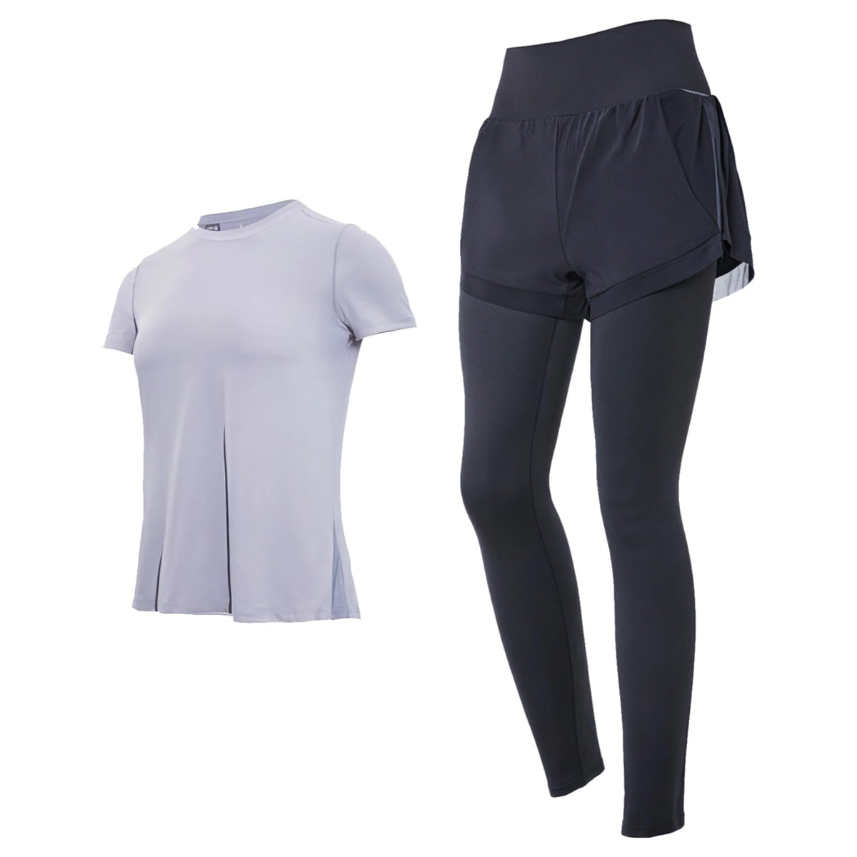 Women’s 2-Piece Short-Sleeve Pilates Set