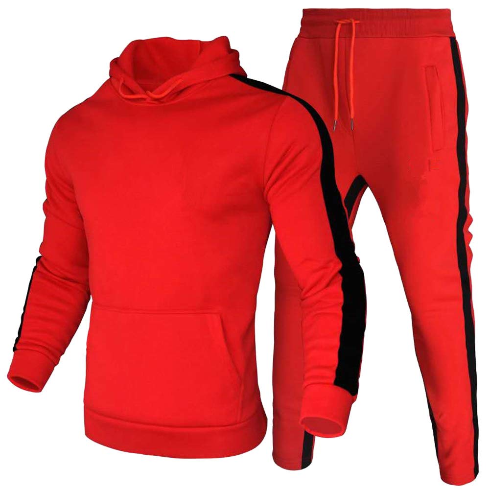 Men’s Pullover Hoodie & Jogger Tracksuit Set