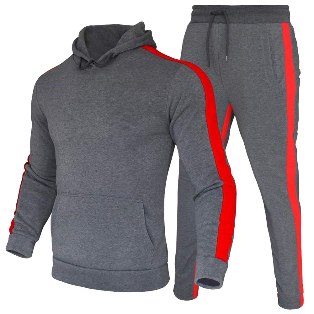Men’s Pullover Hoodie & Jogger Tracksuit Set