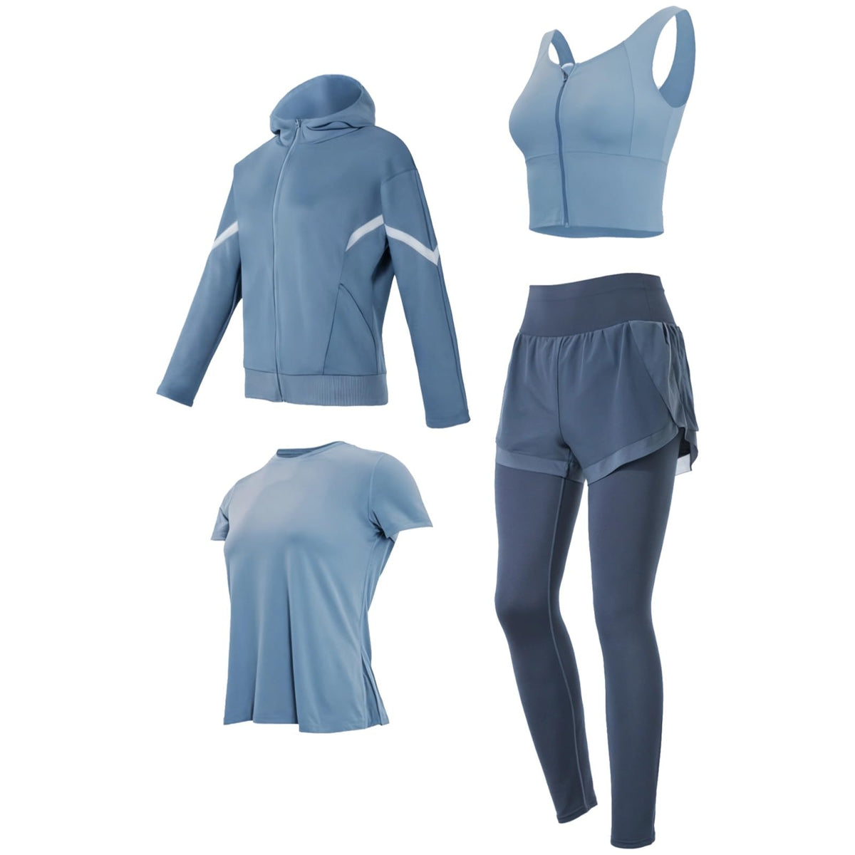 Women’s 4-Piece Pilates & Yoga Workout Set