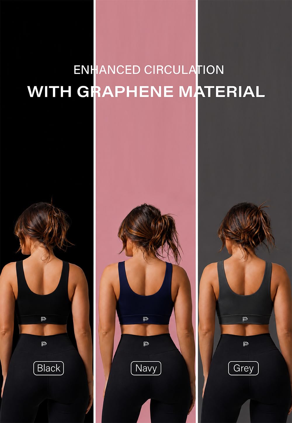 AG ALPHAGOGO Graphene Front Closure Sports Bra