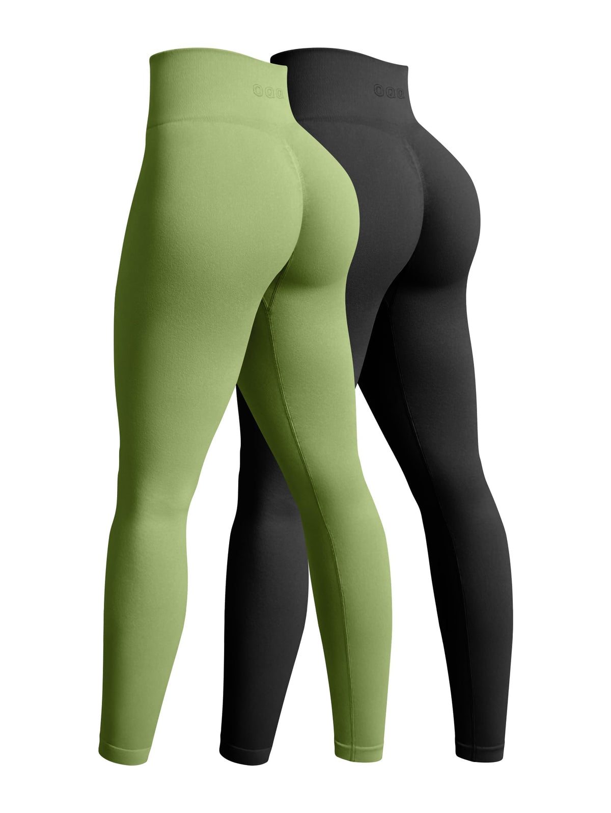 OQQ Women's 2 Piece Yoga Pants Butt Liftings Workout Leggings