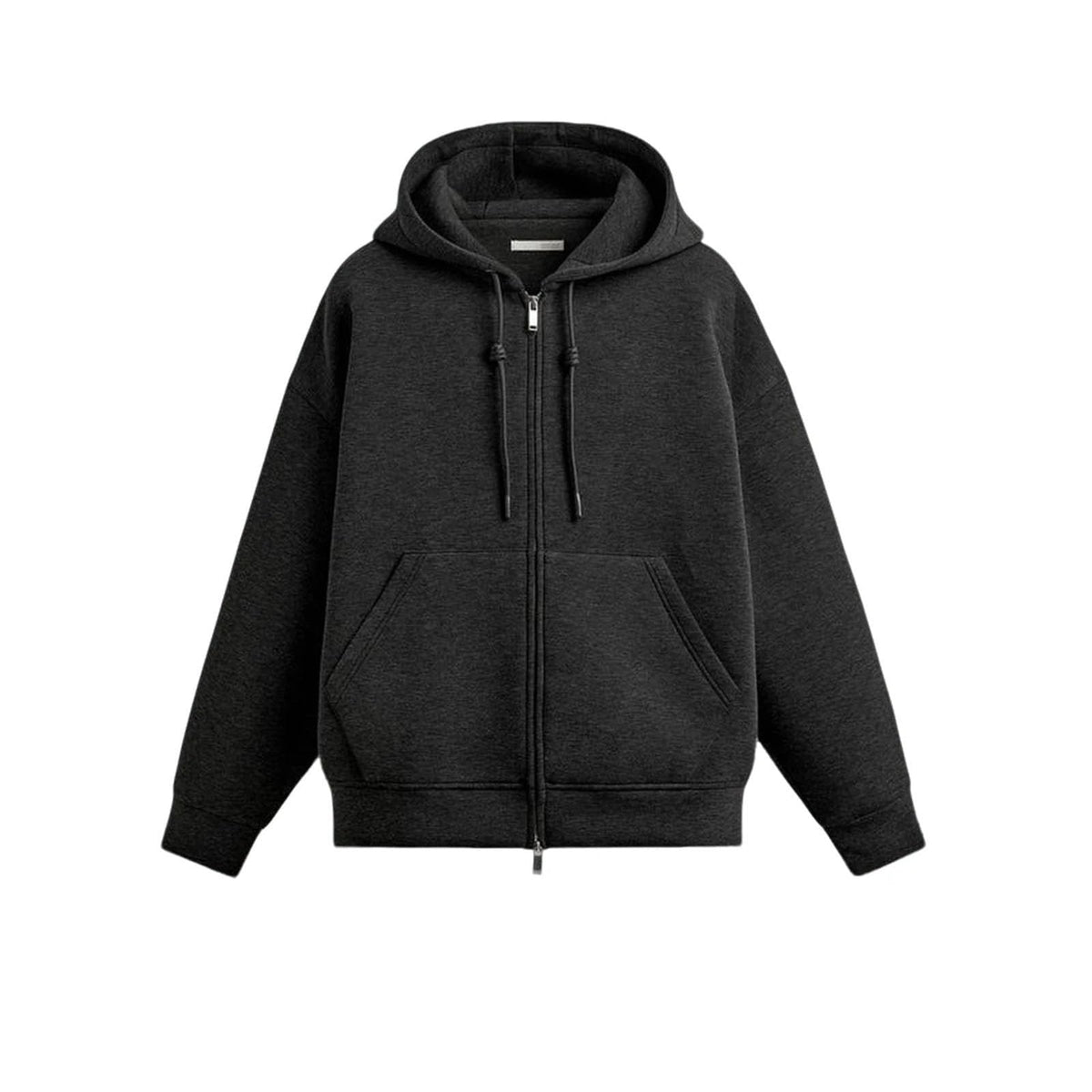 Men’s Loose-Fit Thermal Zip-Up Hoodie