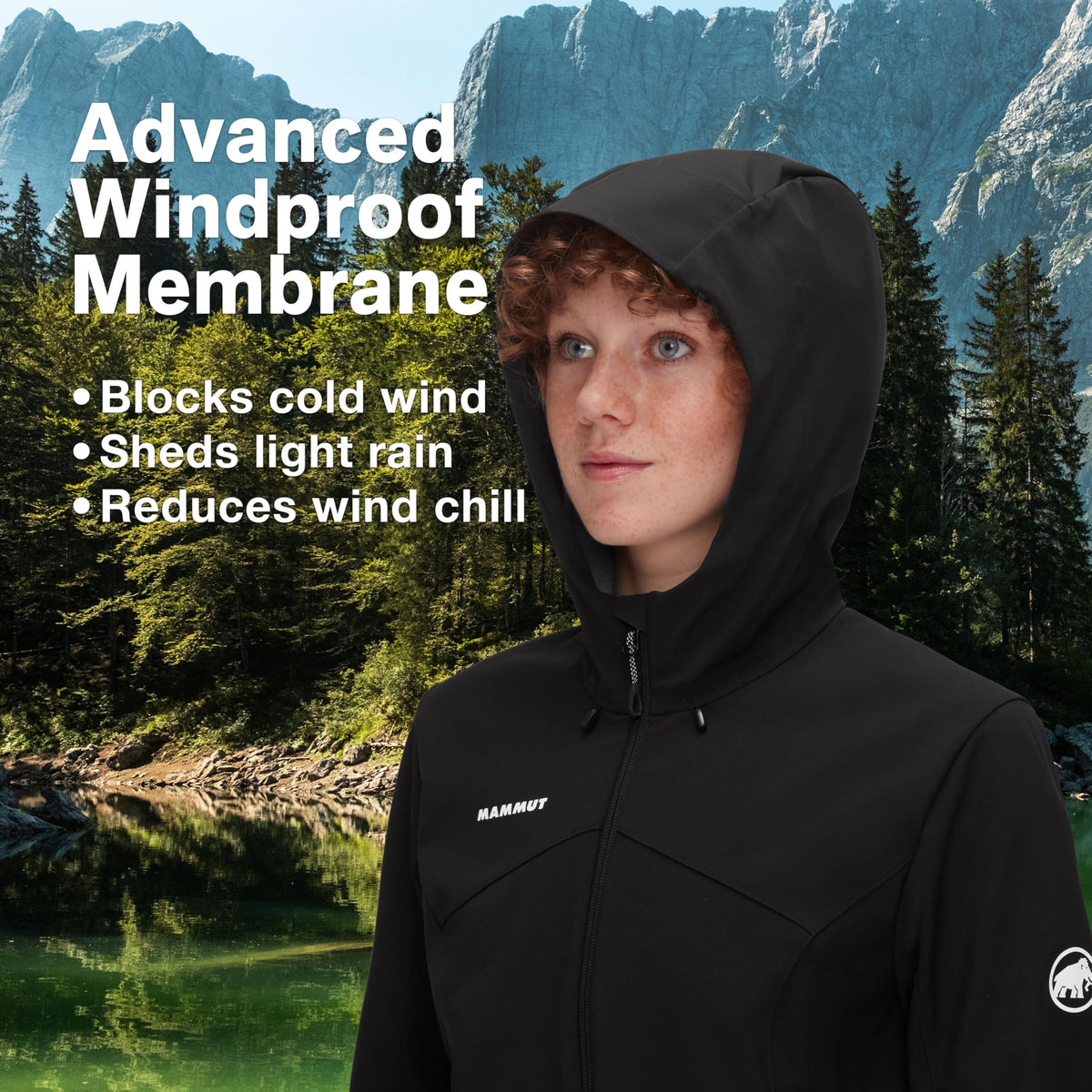 Women’s Windproof Water-Resistant Softshell Jacket