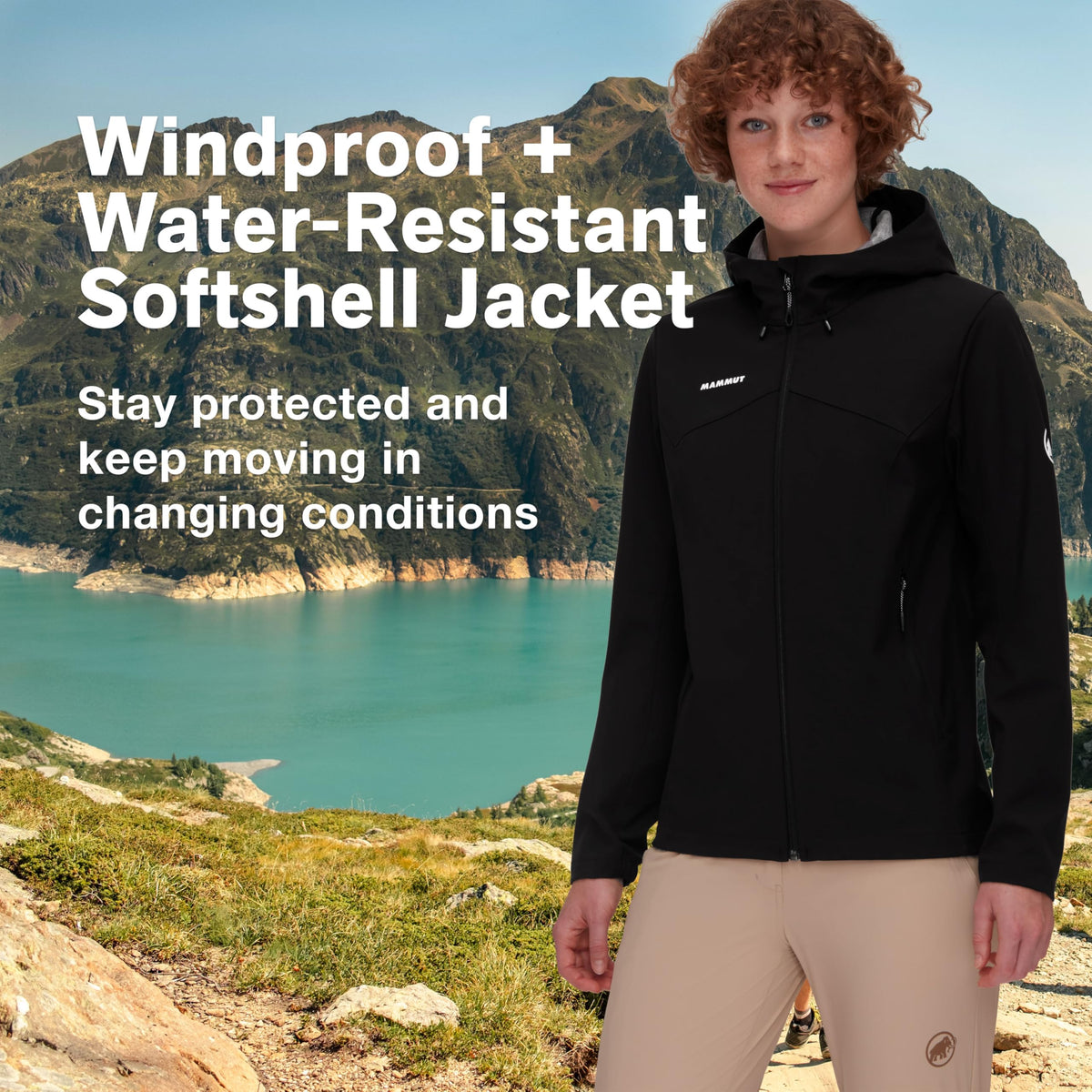 Women’s Windproof Water-Resistant Softshell Jacket