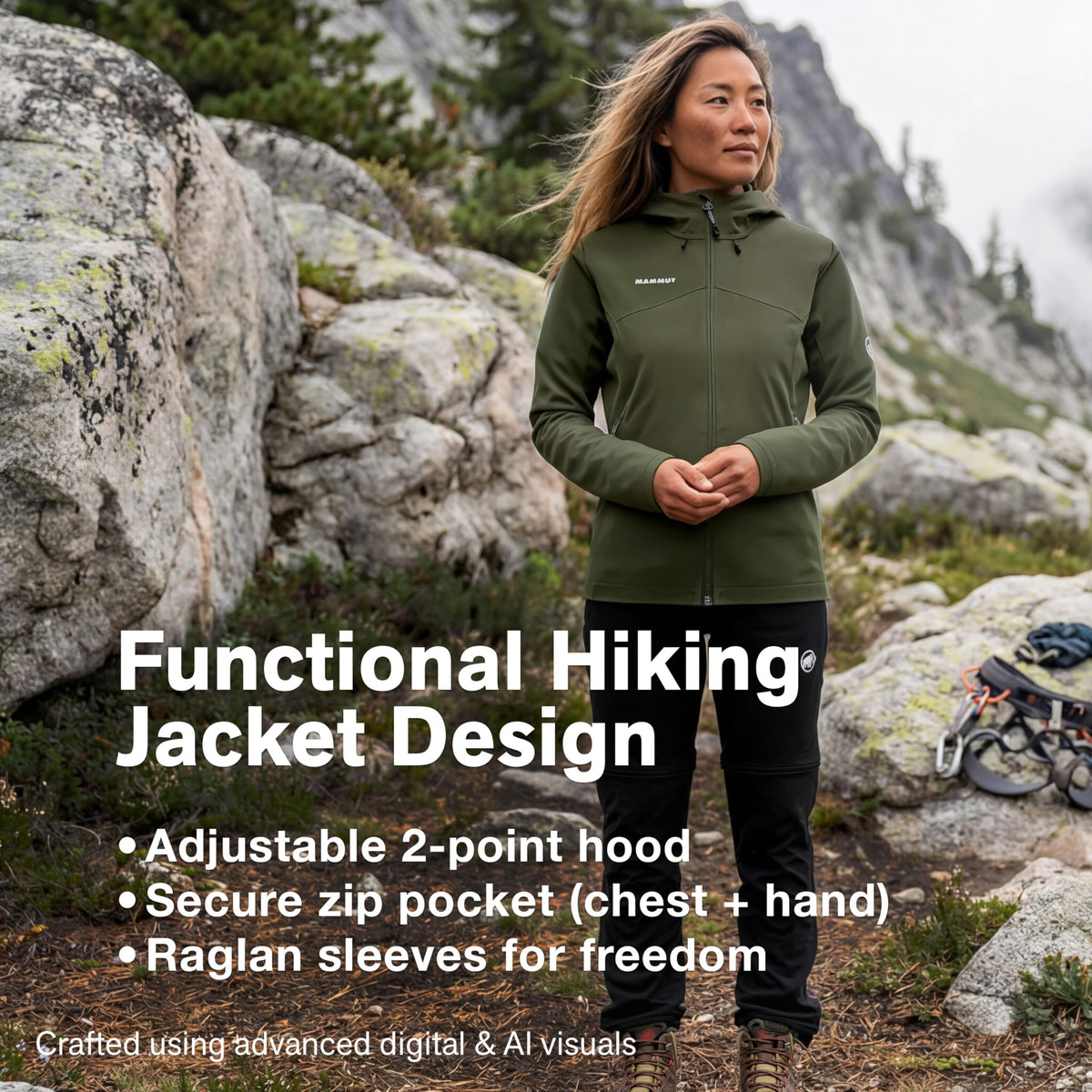 Women’s Windproof Water-Resistant Softshell Jacket