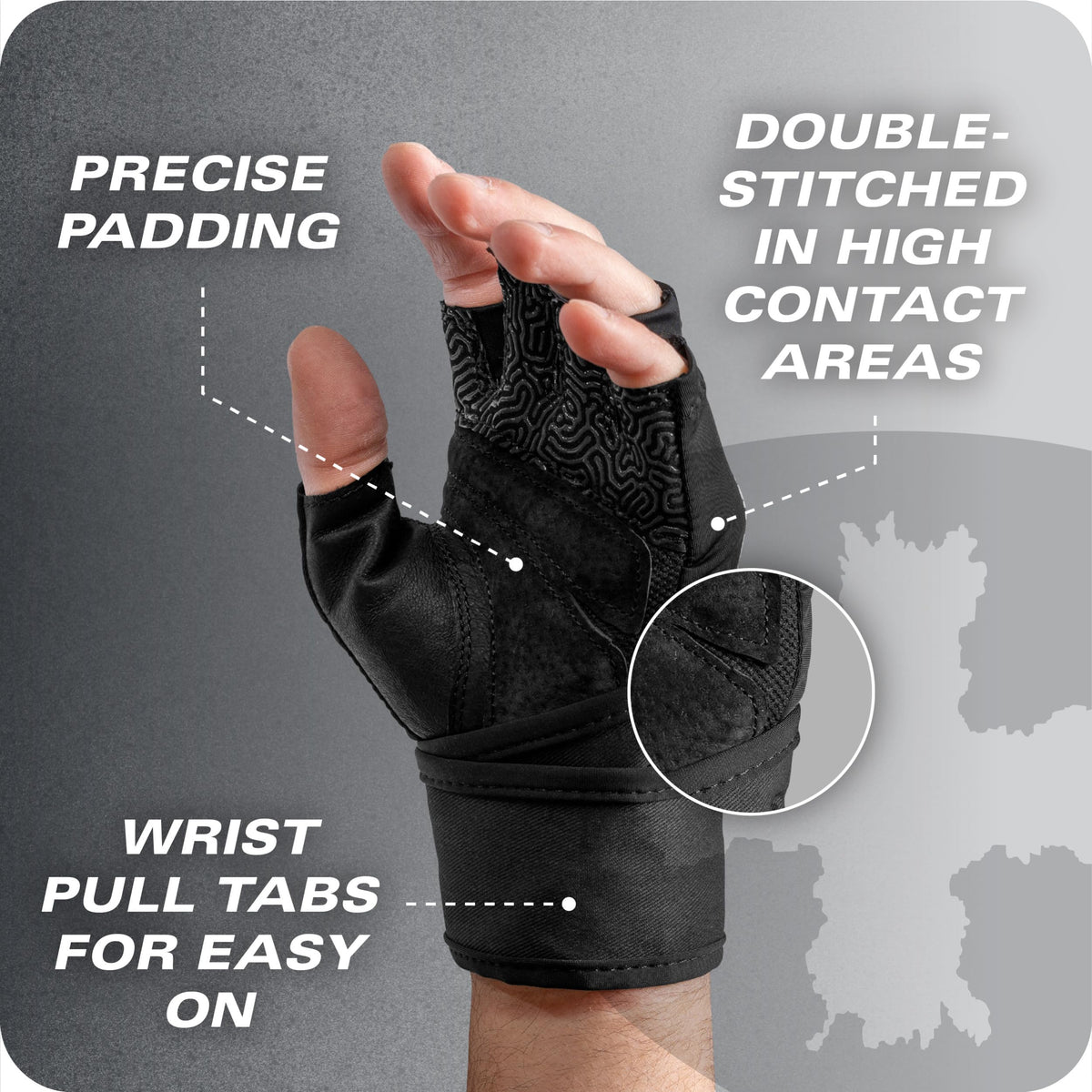 Women’s Wrist-Wrap Weightlifting Gloves